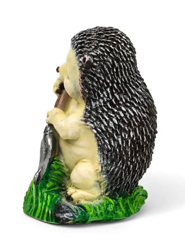 Садовая фигура из полистоуна &laquo;Ёж с лопатой&raquo;, 31&times;22&times;22 см