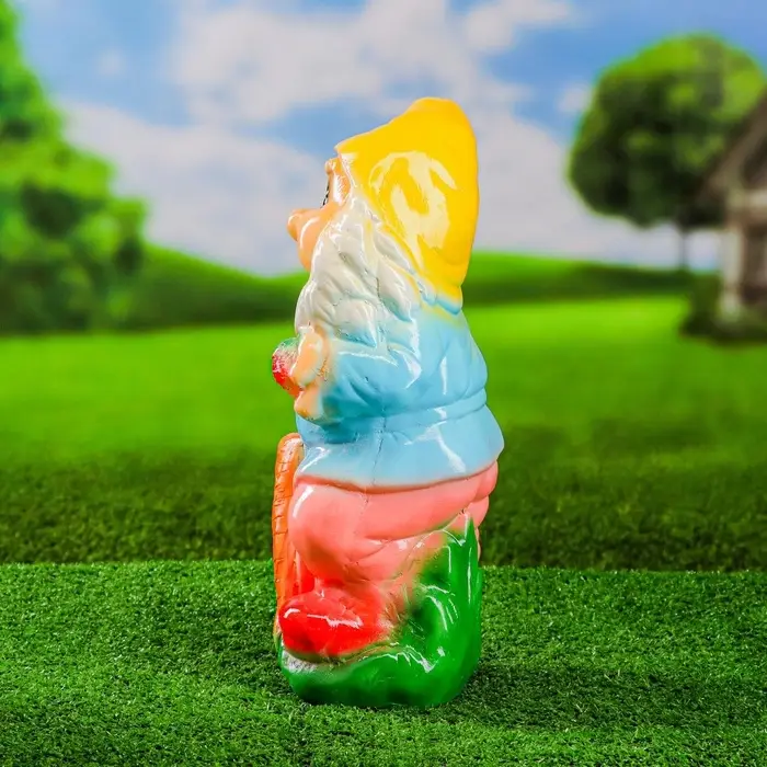 Садовая фигура из гипса &laquo;Гном с морковкой&raquo;, h=36 см