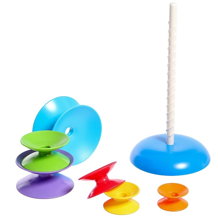 Развивающая игрушка «Цветная пирамидка» Развивающая игрушка «Цветная пирамидка»