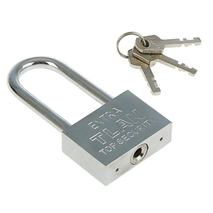 Замок навесной, тип 6, 6&times;60 мм, длинная дужка