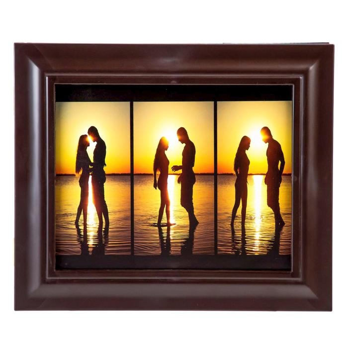 Ключница Ключница "Влюбленная пара" Венге 26,5х31,5х4,5 см