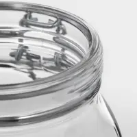Банка для сыпучих продуктов &laquo;Прозрачная&raquo;, 650 мл