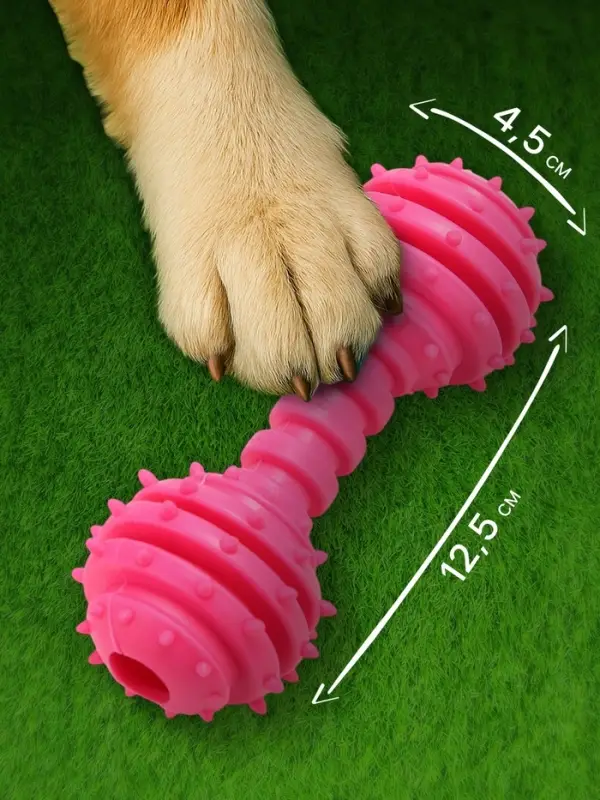 Жевательная игрушка для собак &laquo;Чемпион&raquo;, 12.5 см, TPR, розовая
