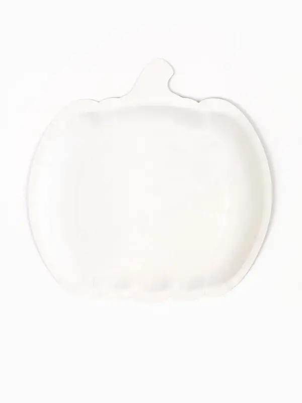 Тарелка одноразовая бумажная «Тыква»