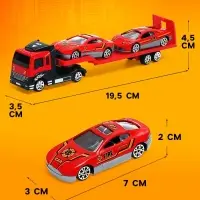 Машинка металлическая &laquo;Пожарный автовоз&raquo;, масштаб 1:64