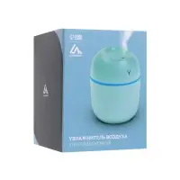 Увлажнитель воздуха, Luazon HM-20 ультразвуковой, 0.22 л, 1.5 Вт, USB, зелёный