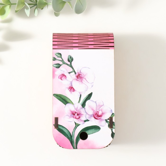 Шкатулка  Шкатулка "Орхидея" 13х7х4 см