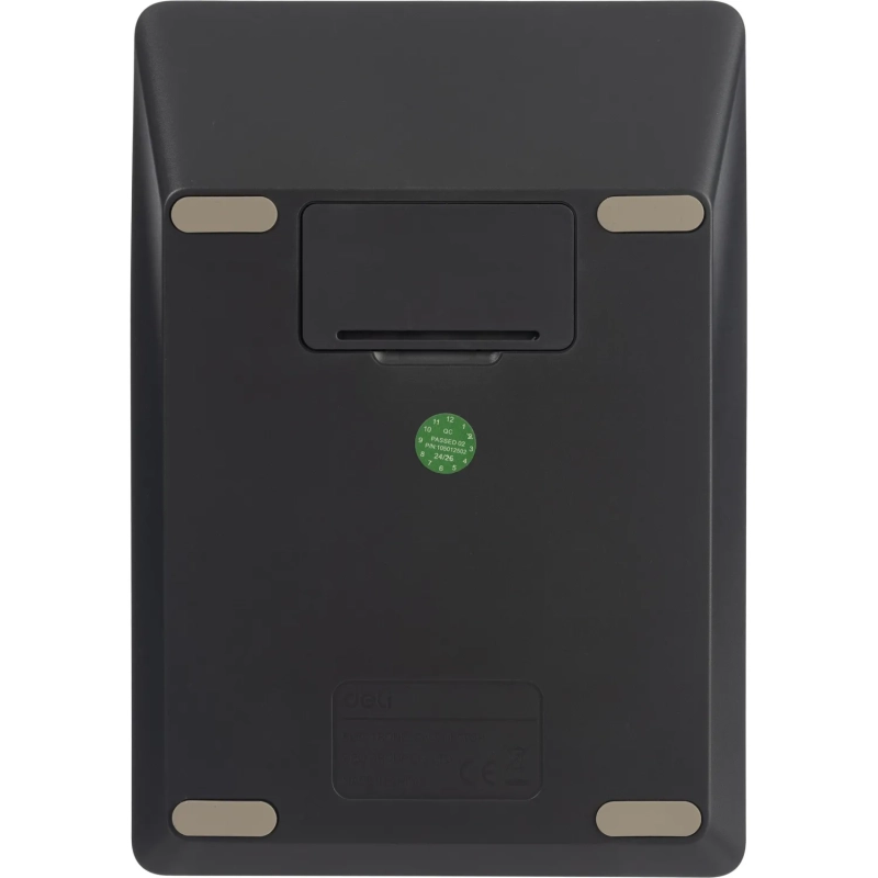 Калькулятор настольный Deli EM309,12 р, дв пит,176,9x124,9x34мм,темно-серый