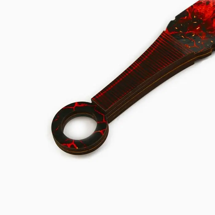 Деревянное оружие, детское сувенирное &laquo;Огненный&raquo;, нож кунай, 26&times;4 см