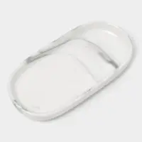 Набор аксессуаров для ванной комнаты &laquo;Сила&raquo;, 3 предмета, мыльница, дозатор для мыла 350 мл, стакан, серый