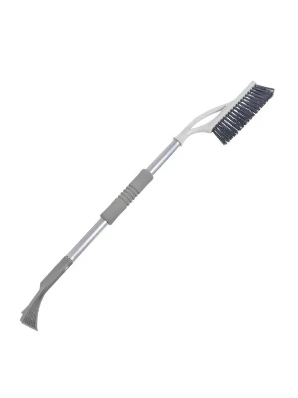 Щетка сметка, со скребком pitstop удлинённая, антиснег, 80 см