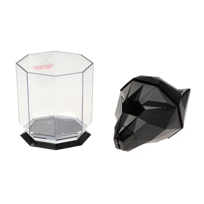 Увлажнитель воздуха Luazon HM-12 &laquo;Волк&raquo;, ультразвуковой, 650 мл, 2 Вт, погружной, USB, чёрный