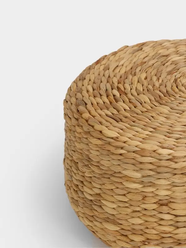 Пуфик, 40&times;40&times;20 см, водный гиацинт