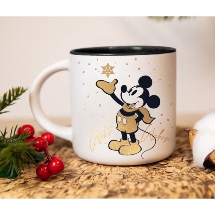 Кружка керамическая новогодняя «Winter wishes» Микки Маус, 350 мл Кружка керамическая новогодняя «Winter wishes» Микки Маус, 350 мл