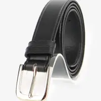 Ремень женский, 110&times;2.8 см, пряжка металл, серебристая, чёрный