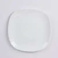 Тарелка десертная &laquo;Лотос&raquo;, 20.3&times;20.3&times;1.5 см, стеклокерамика, белая