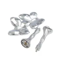 Держатель для штор CAPPIO KS037, цвет серебро, 2 шт.