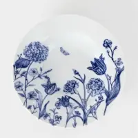 Тарелка глубокая Добрушский завод &laquo;Беатриче&raquo;, 250 мл, d=20 см, фарфор, белая, рисунок МИКС