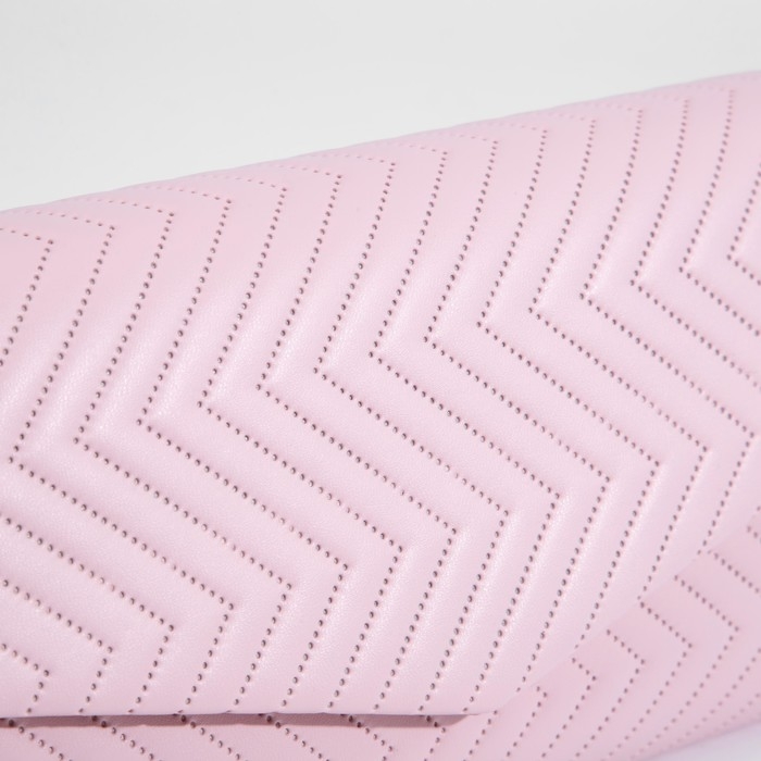 Сумка-клатч на клапане, цвет розовый