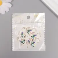 Декор для творчества металл, эмаль "Белый котик с цветами" 2,5х1,6 см Декор для творчества металл, эмаль "Белый котик с цветами" 2,5х1,6 см