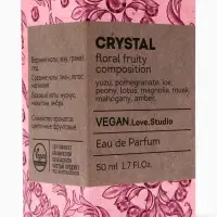 Парфюмерная вода женская Vegan Love Studio Crystal, 50 мл (по мотивам Bright Crystal (Versace)