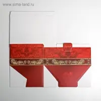 Коробка подарочная сборная, упаковка, &laquo;С 23 февраля&raquo;, 26&times;19&times;10 см