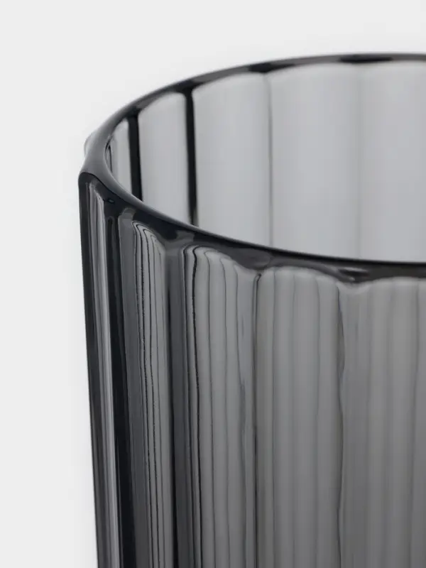 Стакан высокий "Мистерия" графит 280 мл, 6 шт.