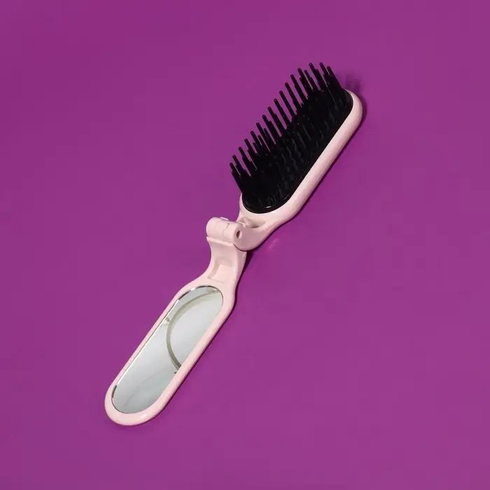 Расчёска массажная, складная, с зеркалом, 3 × 10 см, цвет МИКС Расчёска массажная, складная, с зеркалом, 3 × 10 см, цвет МИКС