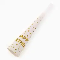 Дудка-гудок "Happy birthday", набор 6 штук