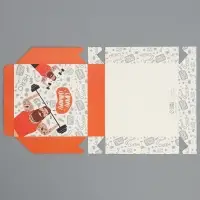 Кондитерская упаковка, коробка «Самому сильному», 14 х 14 х 3,5 см