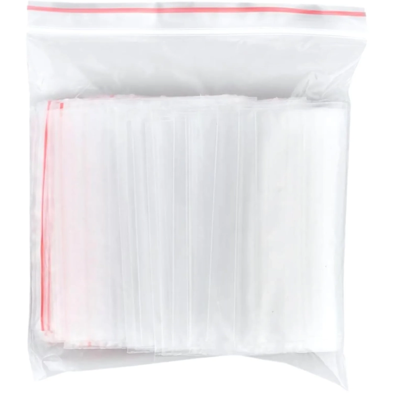 Пакет с замком (Zip Lock) 10х10 см, 40 мкм, 100 шт/уп