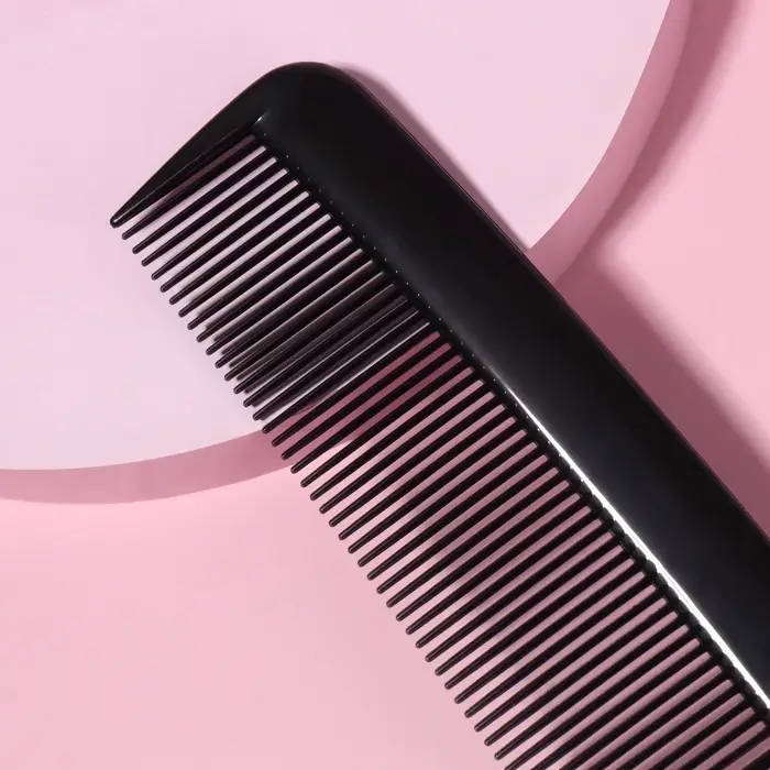 Расчёска комбинированная, 22&times;4.5(&plusmn;1) см, чёрная
