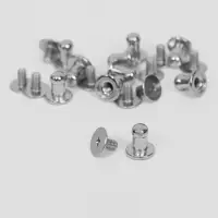 Кобурный винт d=5/8&times;9 мм, 10 шт., цвет серебряный