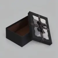 Набор подарочных коробок 3 в 1, прямоугольные с окном 23&times;16&times;9.5 21&times;14&times;8.0 19&times;12&times;6.5 см