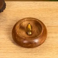 Подставка под благовония 7х7х4,6 см, дерево шишам