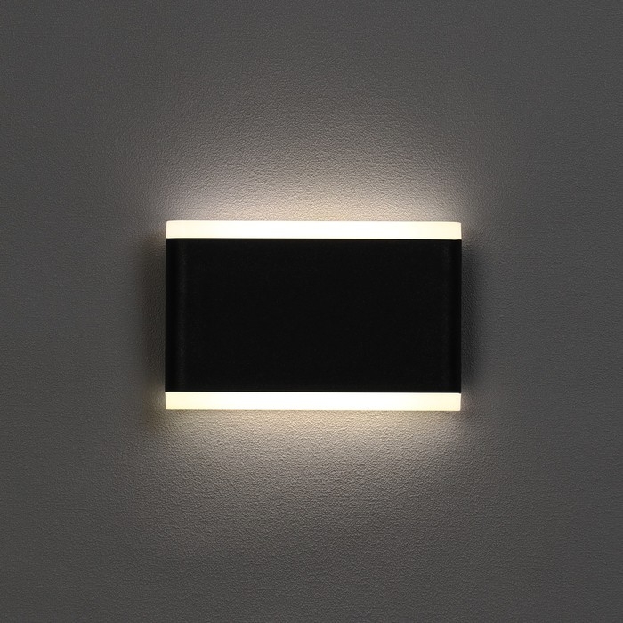 Светильник фасадный «Гловер», FSD-031, 10 Вт, 4000К, IP65, 220 В, пластик, черный Светильник фасадный «Гловер», FSD-031, 10 Вт, 4000К, IP65, 220 В, пластик, черный