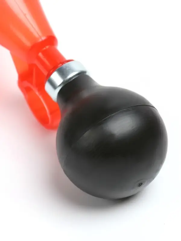 Клаксон, пластиковый, красный