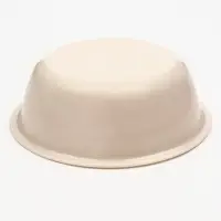 Миска двойная для животных &laquo;Мур-мяу&raquo;, 300 мл, на подставке, пластик, цвет кирпичный