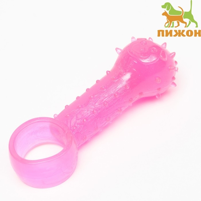 Игрушка-дразнилка Игрушка-дразнилка "Поймай меня!", прозрачная, PP, 9,5 см, персиковая