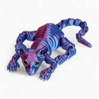 3Д - печатная игрушка &laquo;Кот Сфинкс&raquo;, подвижная, цвет МИКС