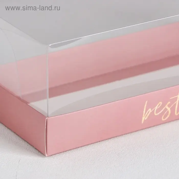 Коробка кондитерская Best wishes, 26 х 8 х 9.5 см Коробка кондитерская Best wishes, 26 х 8 х 9.5 см