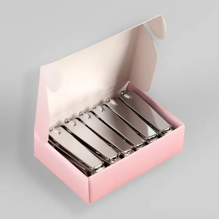 Кусачки книпсер маникюрные, с пилкой, 5.5 см, в коробке