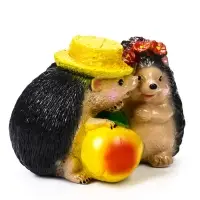 Садовая фигура из гипса &laquo;Ёжики признание в любви&raquo;, 23&times;17&times;22 см