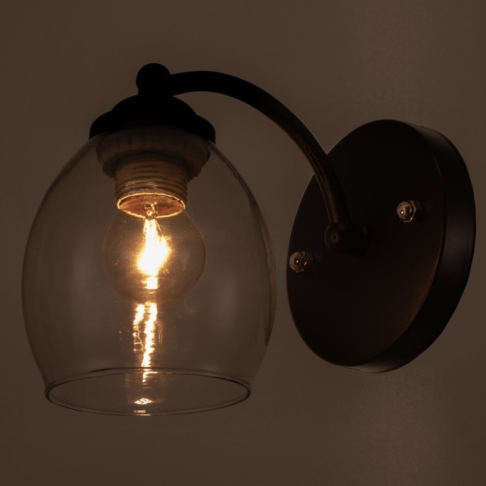 Бра 2073/1 E27 40Вт черный 17х13х20 см