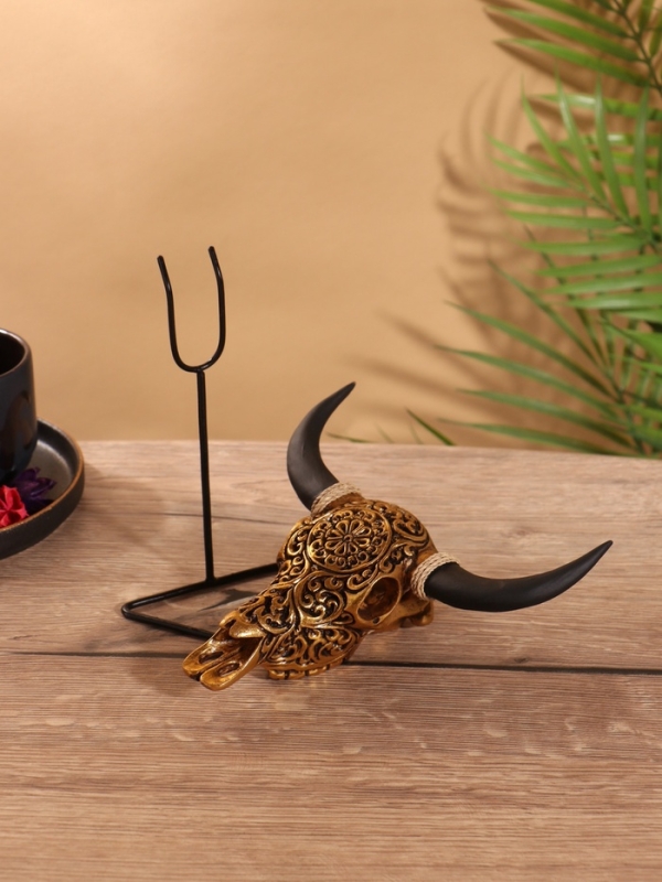 Сувенир  Сувенир "Череп буйвола" на стойке, 18х10х21 см