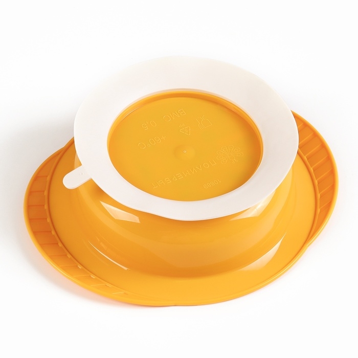 Тарелка детская на присоске Giraffix, цвет МИКС Тарелка детская на присоске Giraffix, цвет МИКС