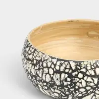 Ваза для фруктов, 15&times;15&times;6 см, бамбук