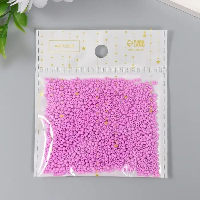 Бисер стекло 12/0  Бисер стекло 12/0 "Глициния" 15 гр