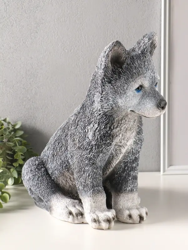 Копилка полистоун "Волчонок" 36,5х24х36 см