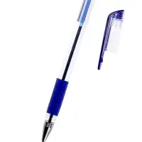 Ручка шариковая Calligrata, синий стержень, узел 0.5 мм, резиновый упор